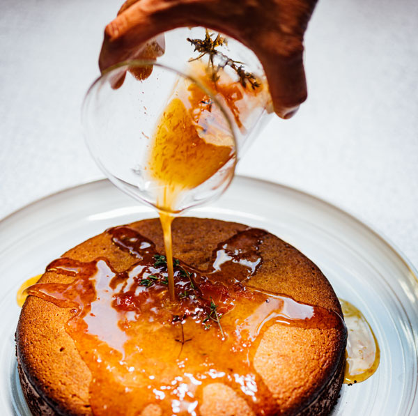 Image of Nik Sharma's Grapefruit-Thyme Almond Cake