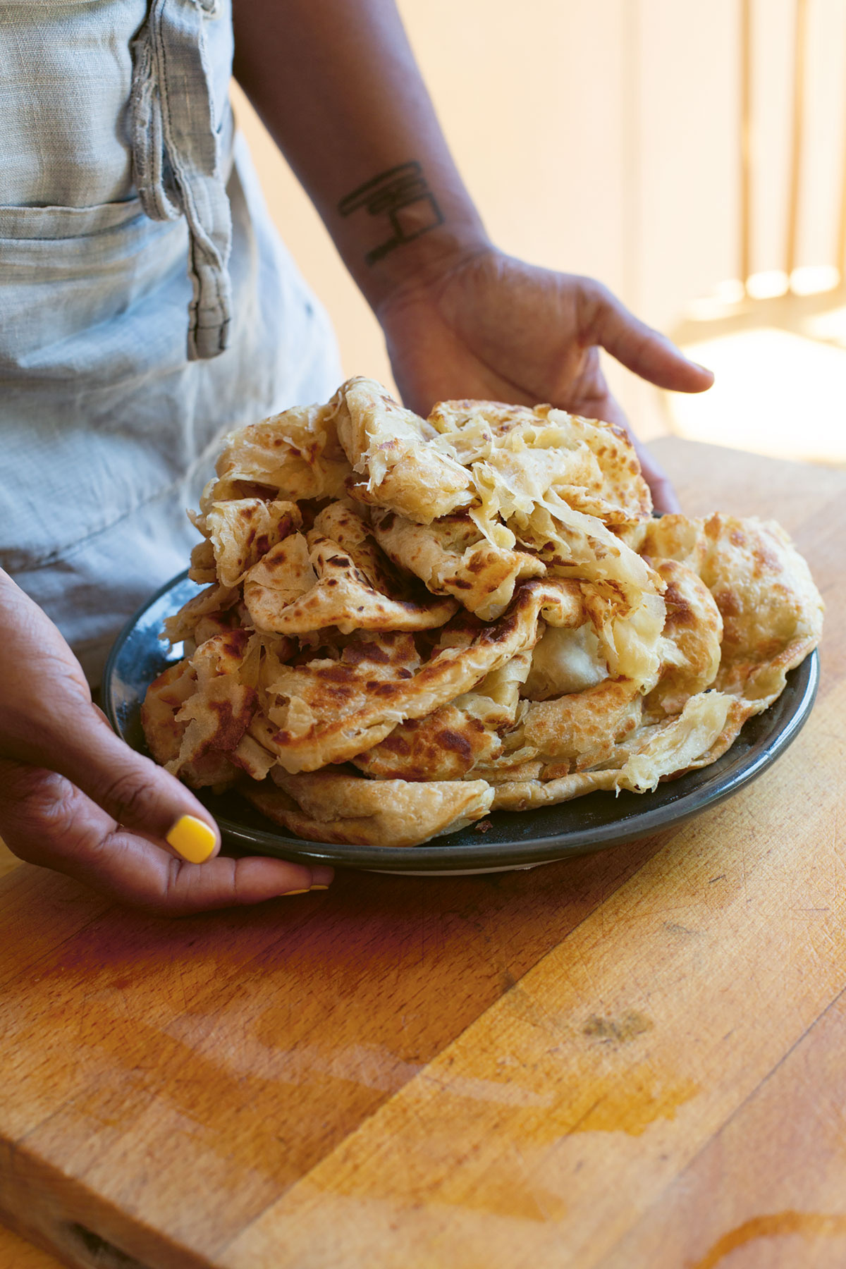 Image of Marie Mitchell's Buss Up Shut Rotis