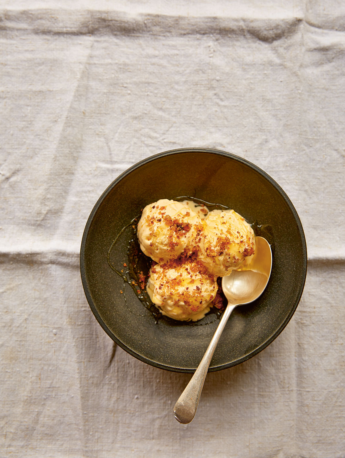 Image of Amy Newsome's Honey On Toast Ice Cream