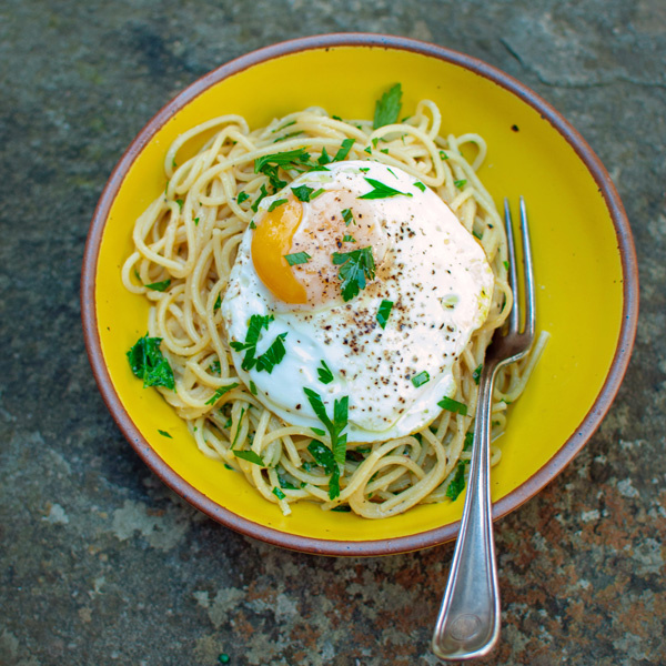 Image of Julia Turshen's Caesar Spaghetti