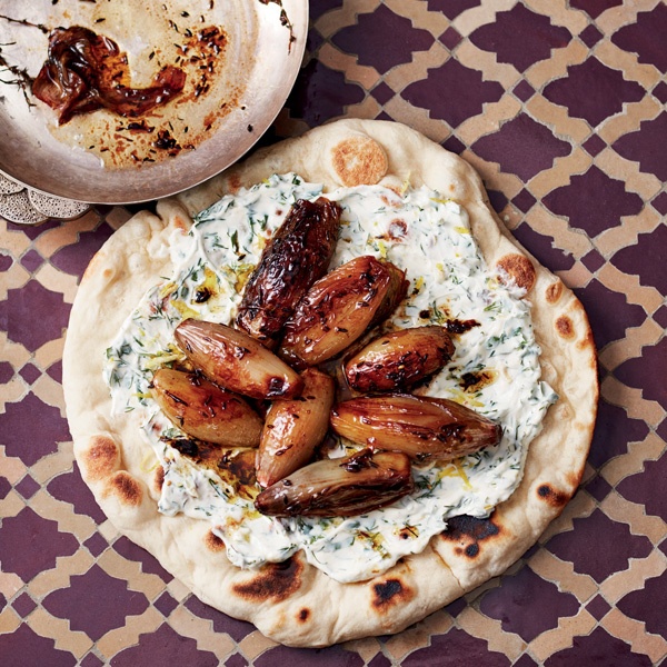 Image of Joudie Kalla's Caramelized Shallots with Herby Labneh