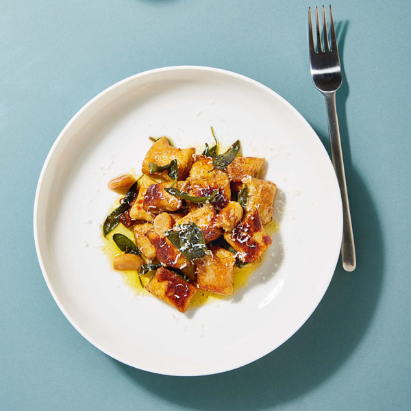 Image of Poppy O'Toole's Garlic-Buttered Crispy Gnocchi