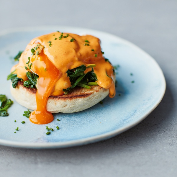 Image of Nargisse Benkabbou's Moroccan Eggs Florentine