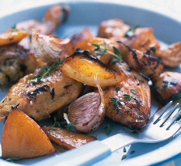 Nigella Lawson's Slow Roasted Garlic and Lemon Chicken Thumbnail