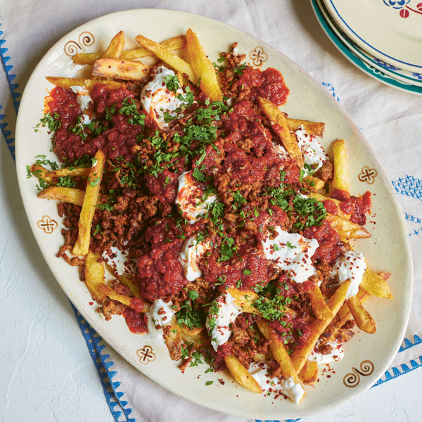 Image of Meliz Berg's Spiced Mince and Chips