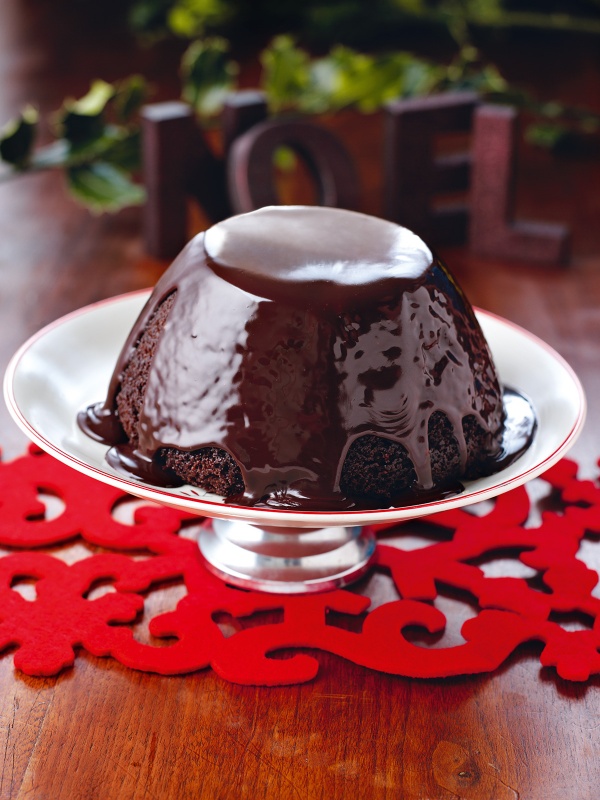 Chocolate Pudding for Christmas Pudding Haters With Hot Chocolate Sauce ...