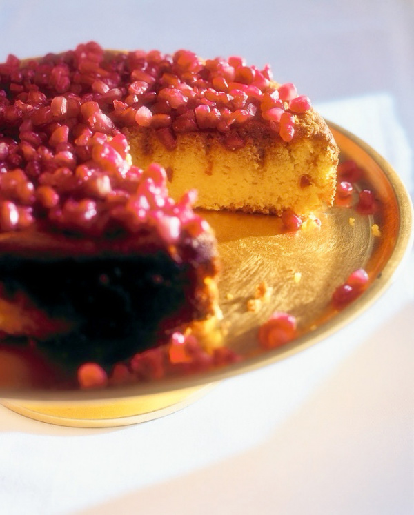 Chocolate-Pomegranate Cakes Recipe