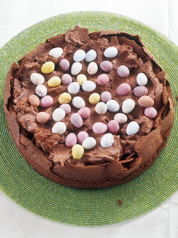 Gorgeous Chocolate Cake with Easter Eggs | My Kitchen Stories