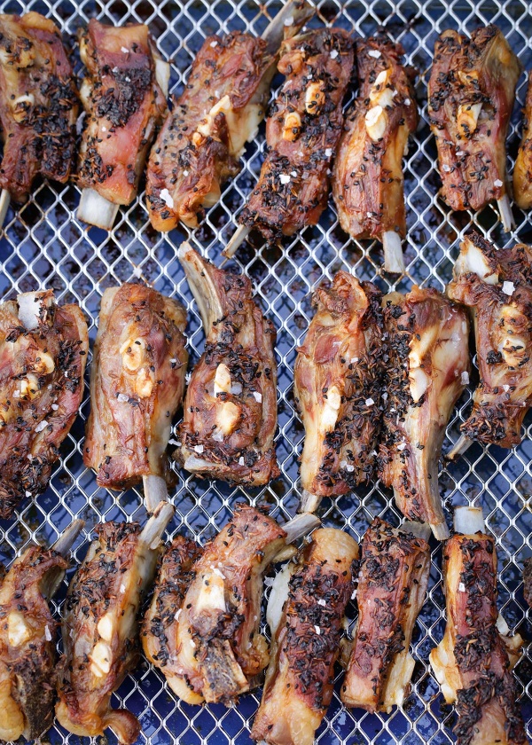 Grilled shop lamb ribs